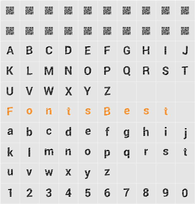 FreshTwist Character Map