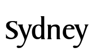 Sydney Font Image