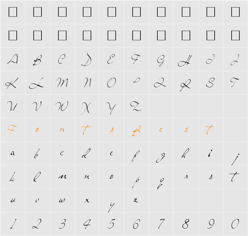 Sing ttnorm Character Map