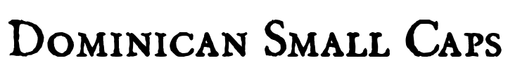 Dominican Small Caps Font Image