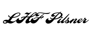 LHF Pilsner Font Image