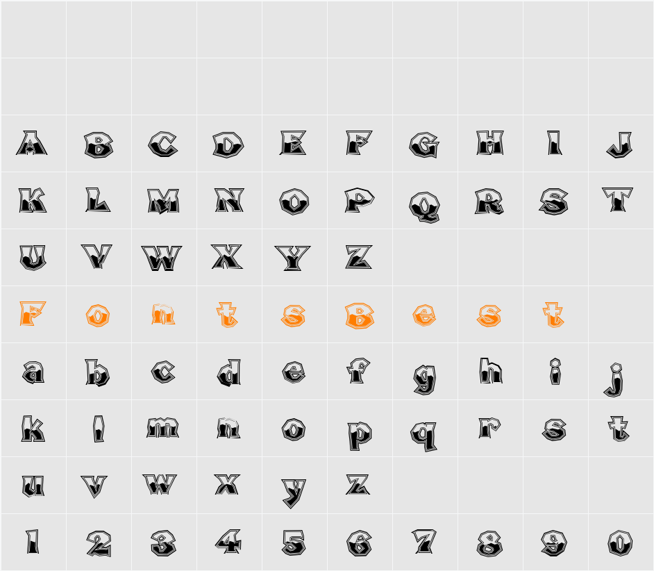Broken Poster Tour Busted Character Map
