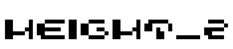HEIGHT_2 Font Image
