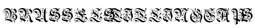 BrusselsTitlingCaps Font Image