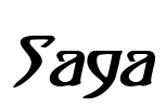 Saga Font Image