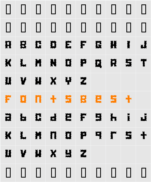 Electrolite Character Map