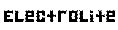 Electrolite Font Image