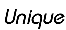Unique Font Image
