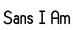 Sans I Am Font Image