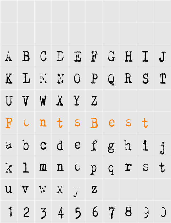 Why do we blink so frequently? Character Map