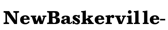NewBaskerville- Font Image