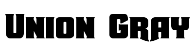 Union Gray Font Image