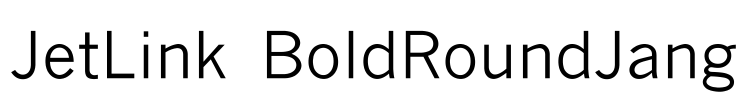 JetLink BoldRoundJang Font Image