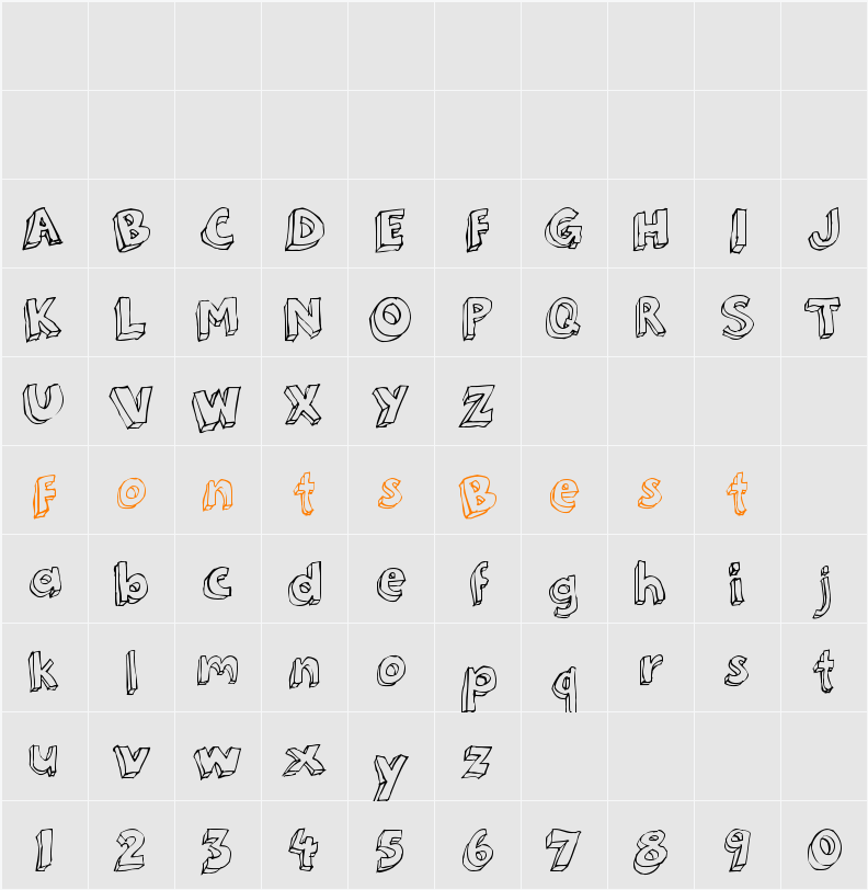 3Dumb Pro Character Map