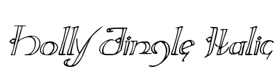 Holly Jingle Italic