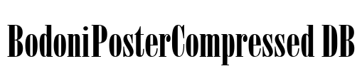 BodoniPosterCompressed DB