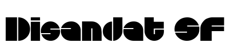 Disandat SF Font Image