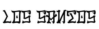 Los Santos Font Image