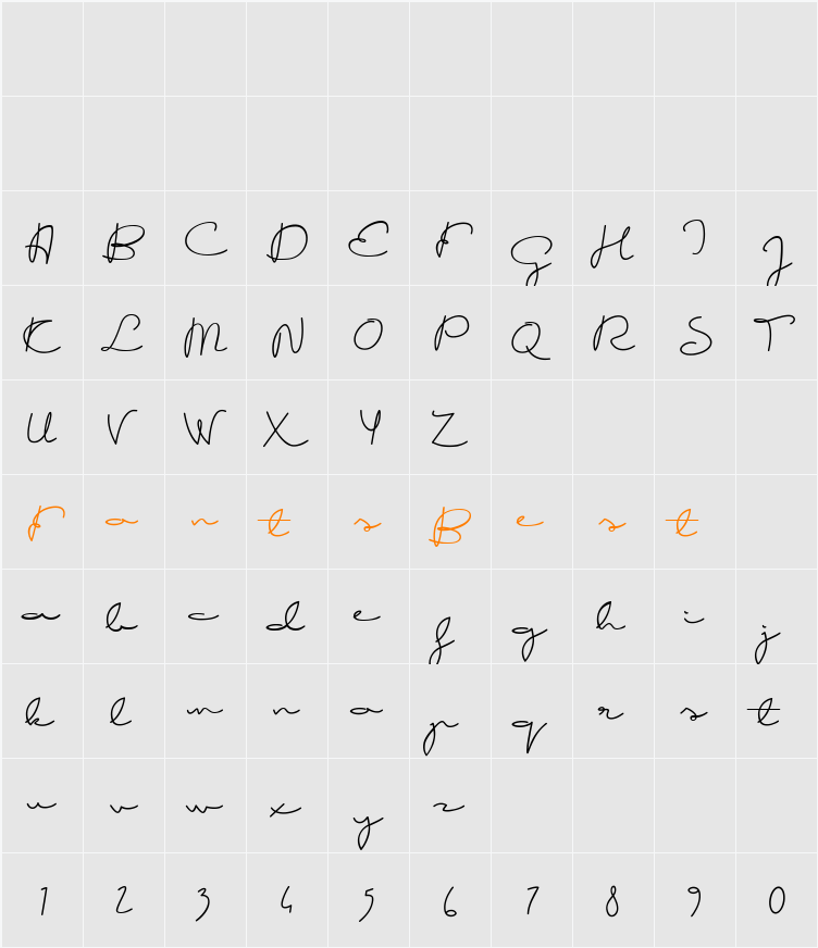 Good Karma demo Character Map