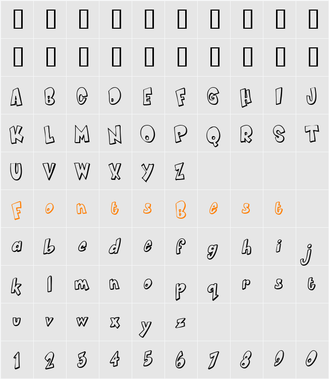 Smartie CAPS Character Map