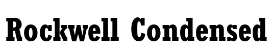 Rockwell Condensed
