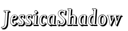JessicaShadow Font Image