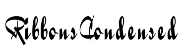 RibbonsCondensed Font Image