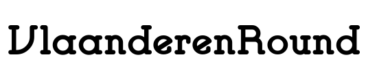 VlaanderenRound Font Image