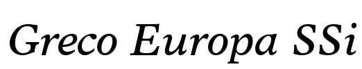 Greco Europa SSi