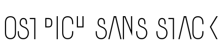 Ostrich Sans Stack