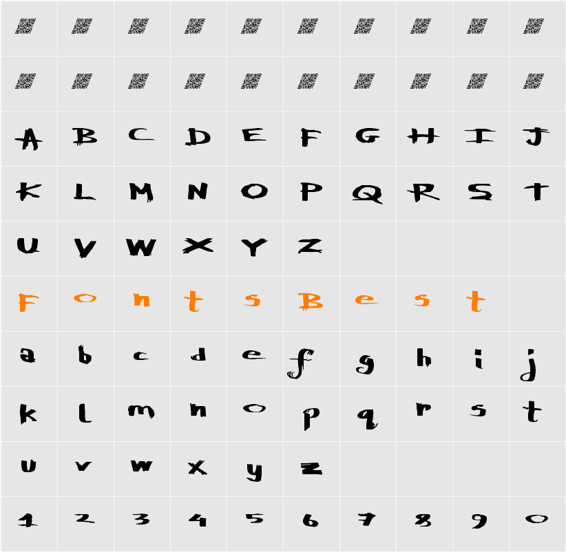 DefyLogic Character Map