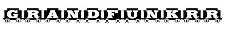 GrandFunkRR Font Image