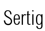 Sertig Font Image