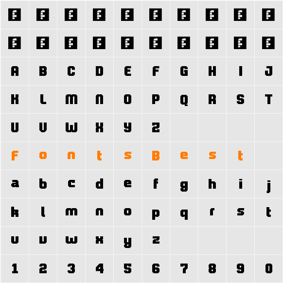 ProLamina Character Map