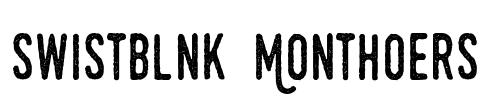 Swistblnk Monthoers Font Image