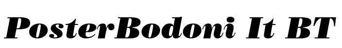 PosterBodoni It BT