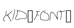 Kid_Font_