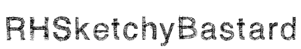 RHSketchyBastard Font Image