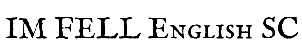 IM FELL English SC