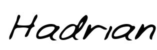 Hadrian Font Image