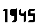1945 Font Image