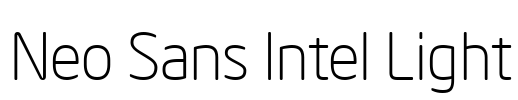 Neo Sans Intel Light