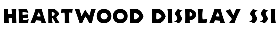 Heartwood Display SSi Font Image