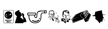Smoking Font Image