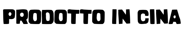 Prodotto In Cina Font Image