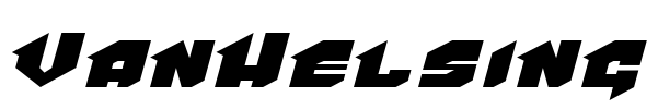 VanHelsing Font Image