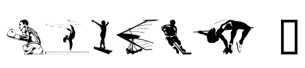 Sports 1 Font Image