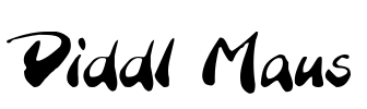 Diddl Maus Font Image