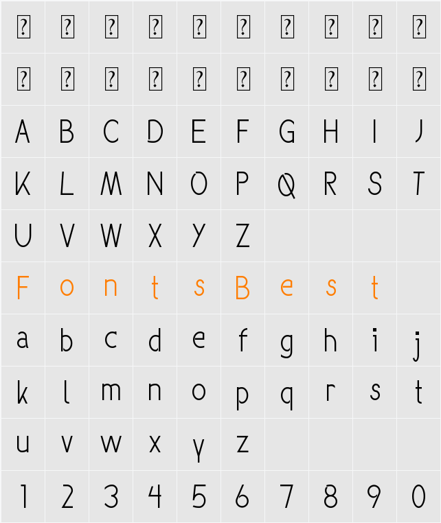 GrooveNext™ Character Map