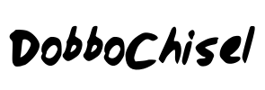 DobboChisel Font Image